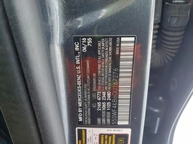 2016 MERCEDES-BENZ C 300 4MATIC  