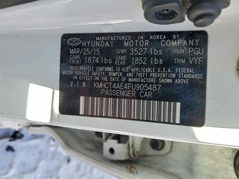 2015 HYUNDAI ACCENT GLS  