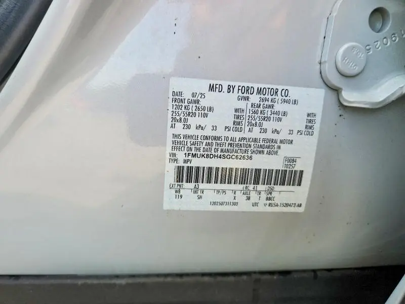 2025 FORD EXPLORER ACTIVE  