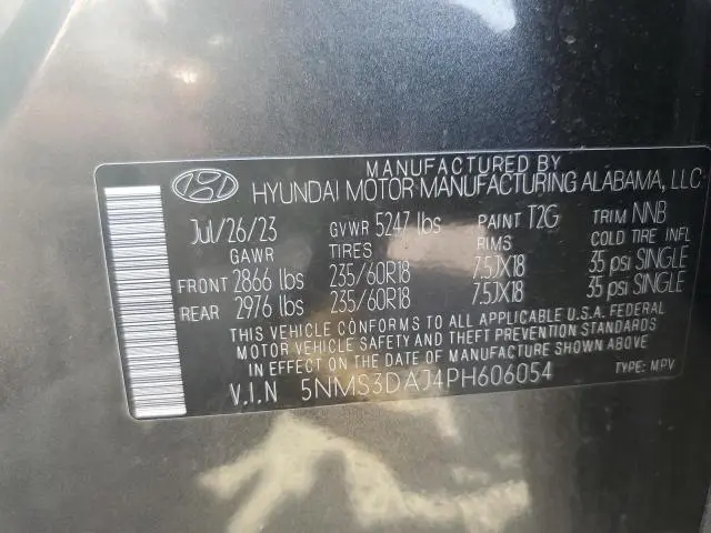 2023 HYUNDAI SANTA FE SEL PREMIUM  