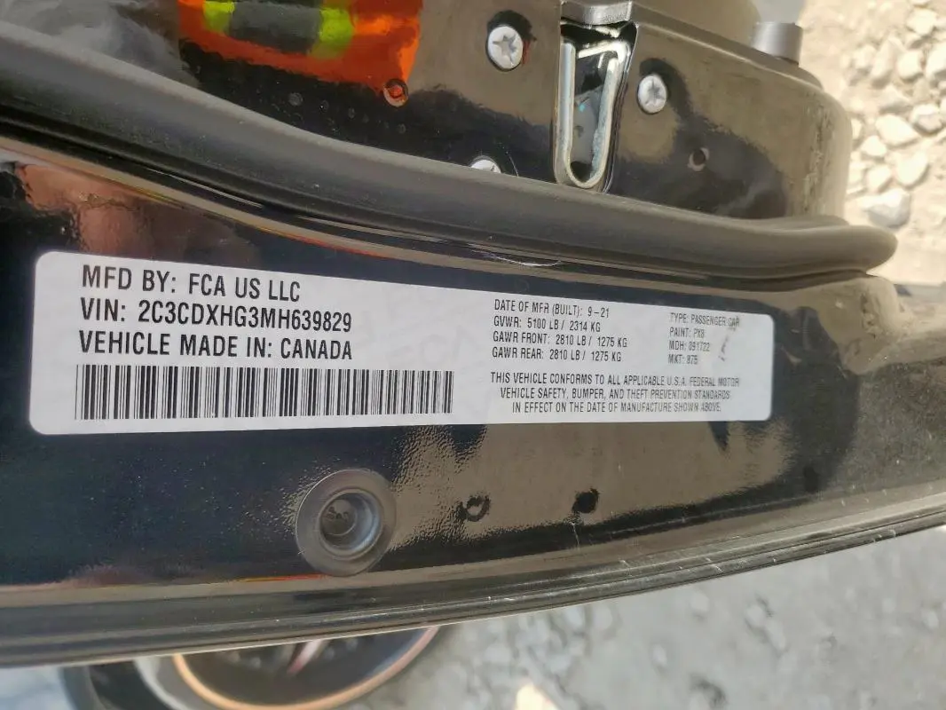 2021 DODGE CHARGER GT  