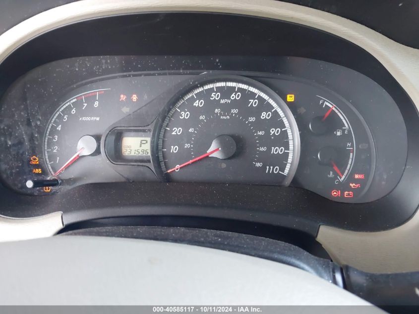 2012 TOYOTA SIENNA LE V6 8 PASSENGER