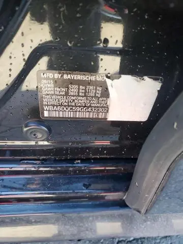 2016 BMW 640 I GRAN COUPE  