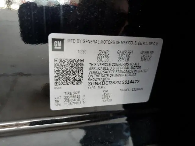 2021 CHEVROLET BLAZER 2LT