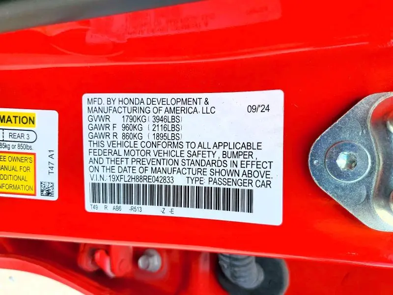 2024 HONDA CIVIC SPORT  