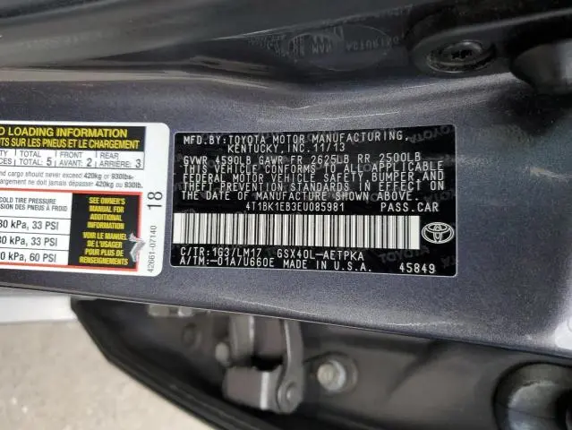 2020 TOYOTA AVALON BASE  