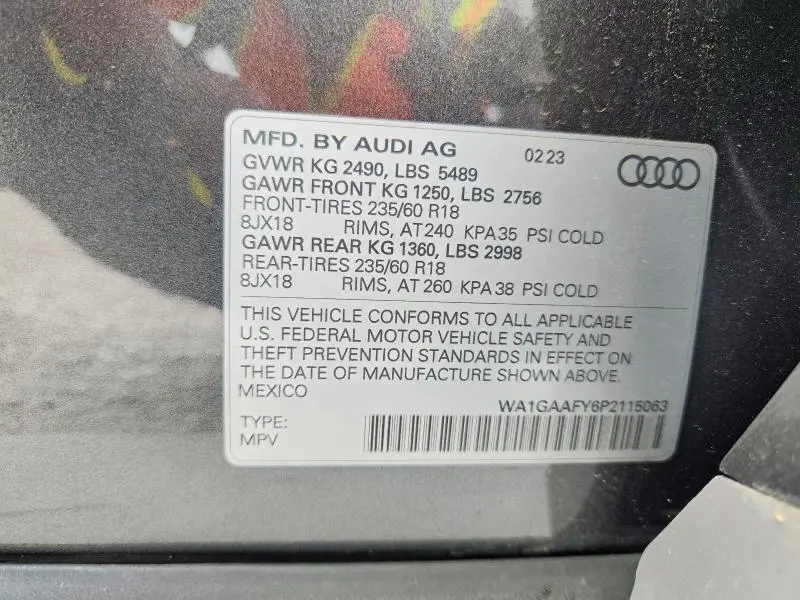 2023 AUDI Q5 PREMIUM 45  