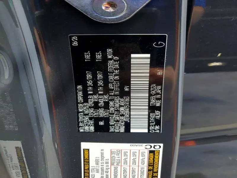 2026 TOYOTA 4RUNNER SR5  
