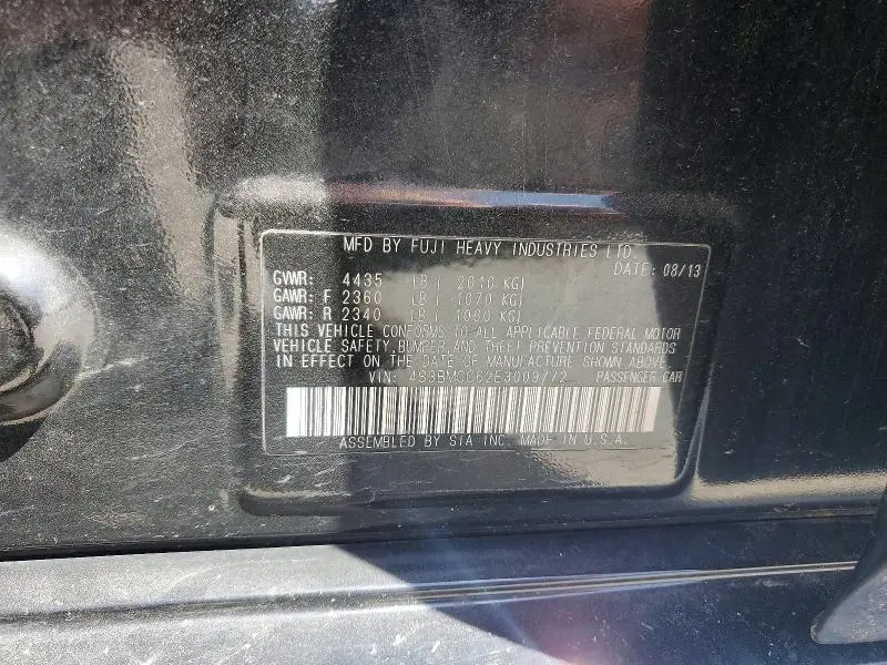 2014 SUBARU LEGACY 2.5I PREMIUM  