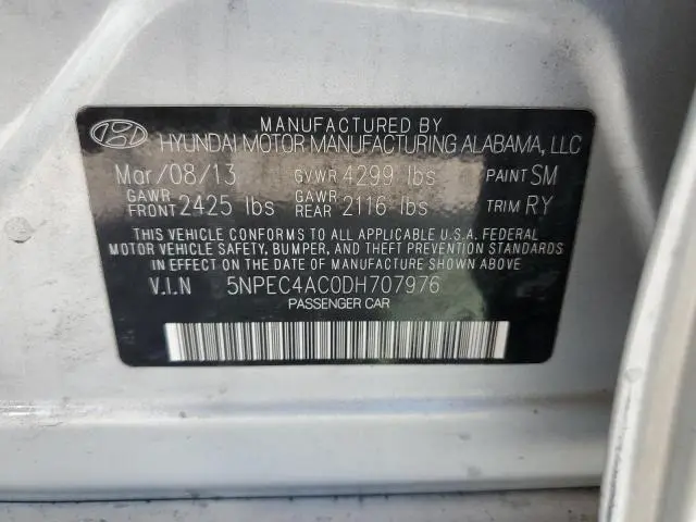 2013 HYUNDAI SONATA SE  