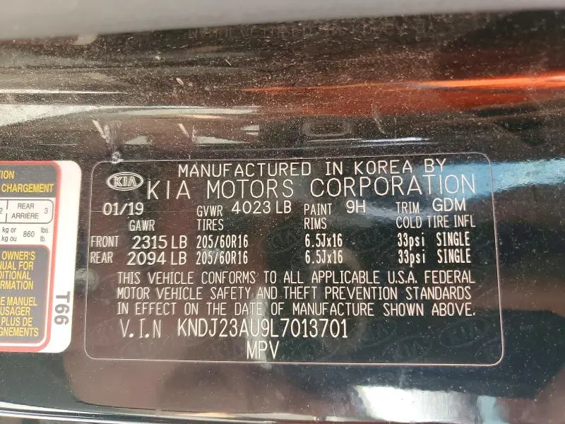 2020 KIA SOUL LX  