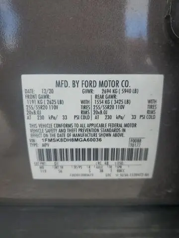 2021 FORD EXPLORER XLT  