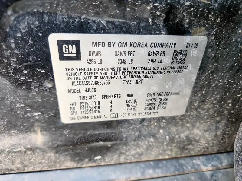 2018 BUICK ENCORE PREFERRED  