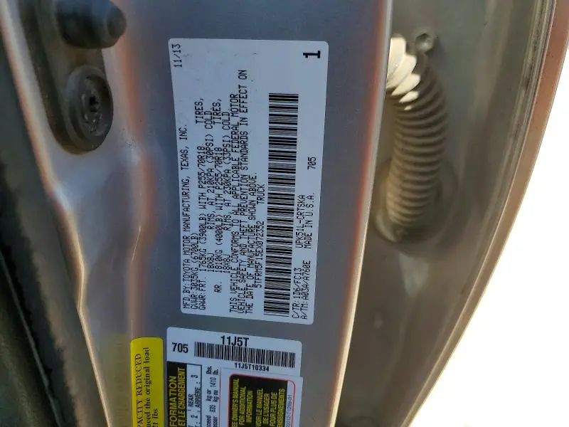 2014 TOYOTA TUNDRA SR5  