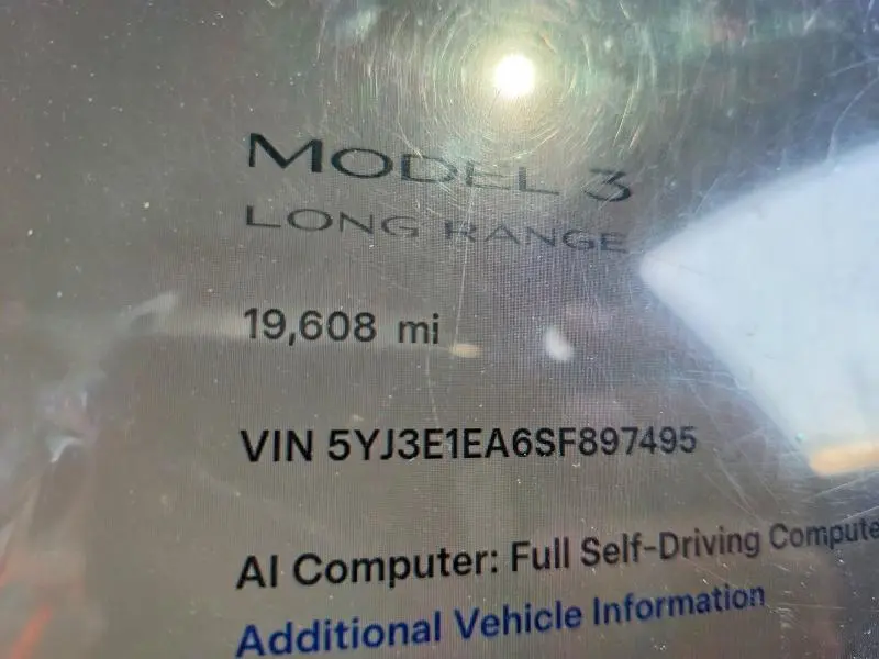 2025 TESLA MODEL 3   