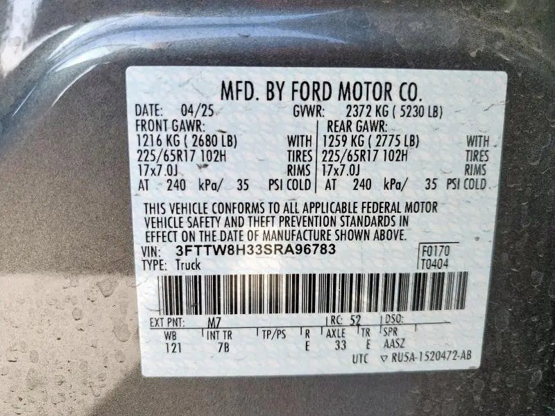 2025 FORD MAVERICK XLT  