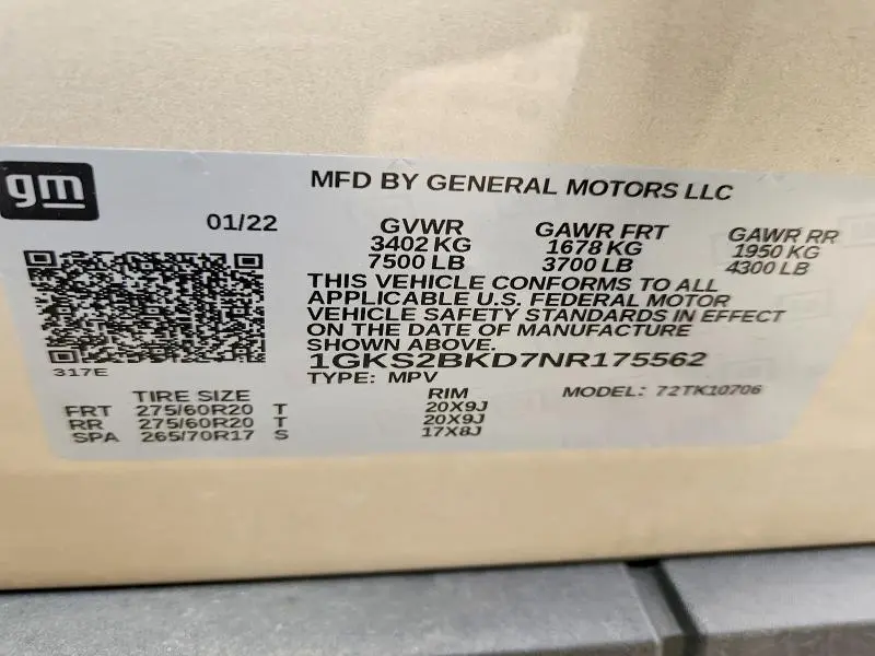 2022 GMC YUKON SLT  