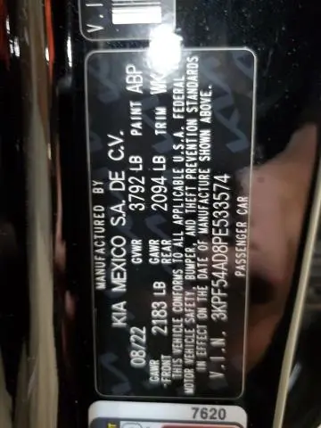 2023 KIA FORTE GT LINE  