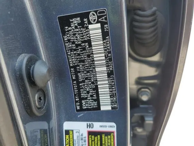 2014 TOYOTA COROLLA L