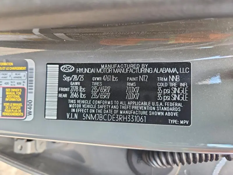 2024 HYUNDAI TUCSON SEL  