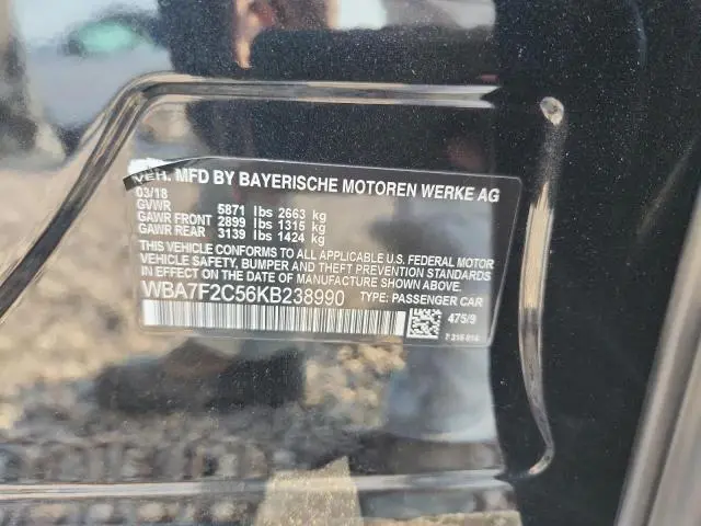 2019 BMW 750 XI  