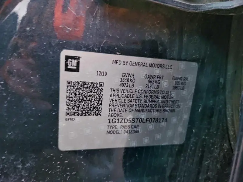 2020 CHEVROLET MALIBU LT  