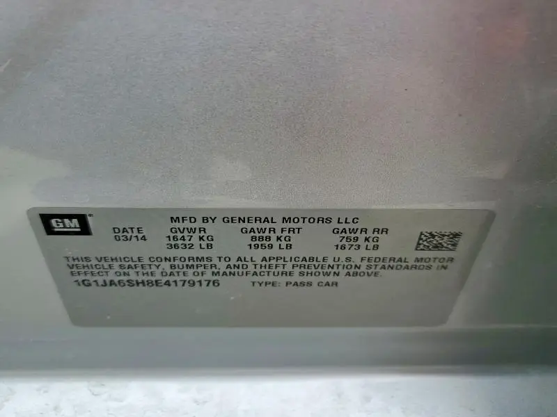 2014 CHEVROLET SONIC LS  