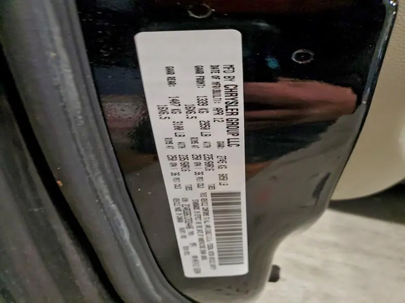 2012 DODGE GRAND CARAVAN SE  