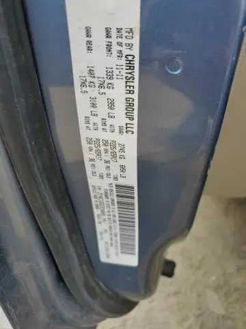 2012 CHRYSLER TOWN & COUNTRY LIMITED  