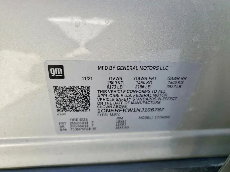 2022 CHEVROLET TRAVERSE LS  