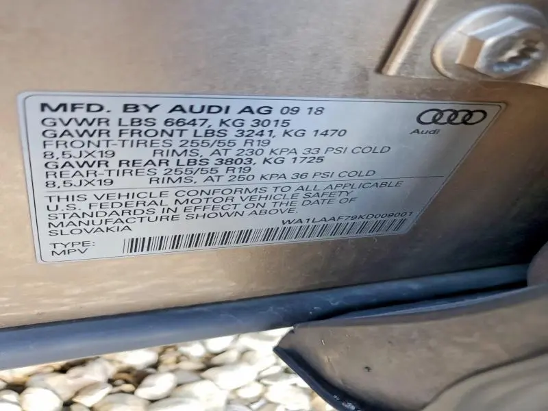 2019 AUDI Q7 PREMIUM PLUS  