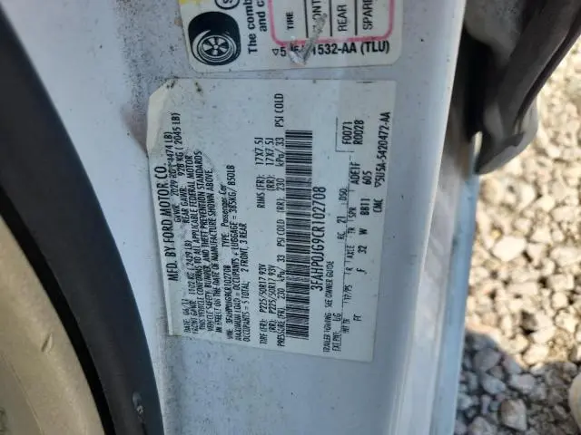 2012 FORD FUSION SEL  
