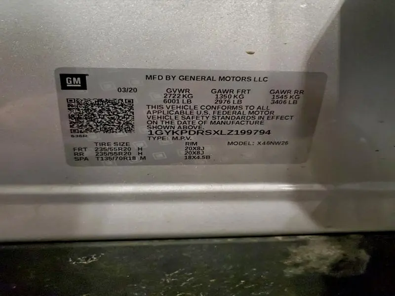 2020 CADILLAC XT6 PREMIUM LUXURY  