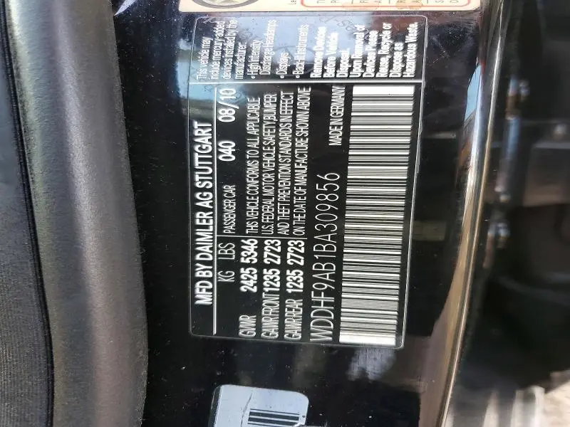 2011 MERCEDES-BENZ E 550 4MATIC  