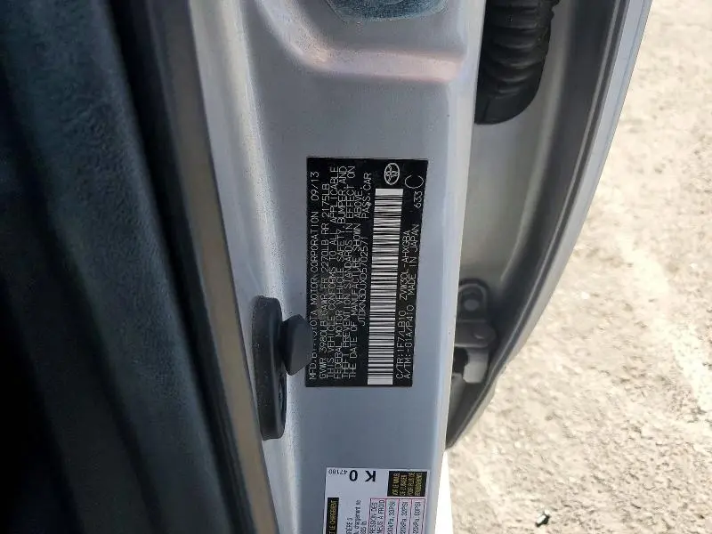 2013 TOYOTA PRIUS FIVE  