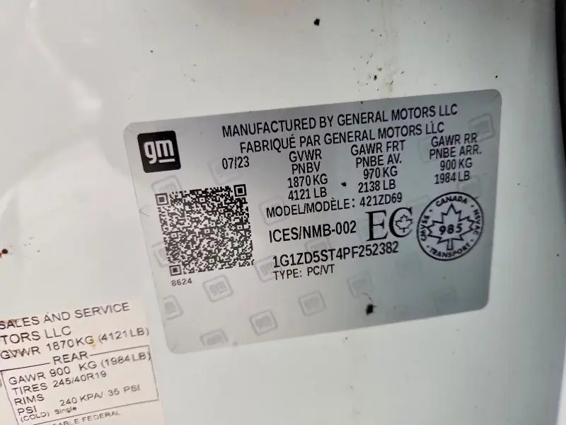 2023 CHEVROLET MALIBU LT  