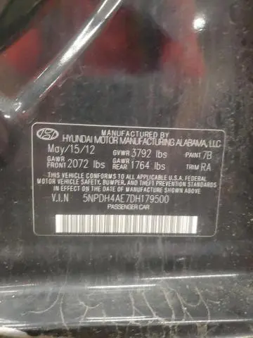 2013 HYUNDAI ELANTRA GLS  