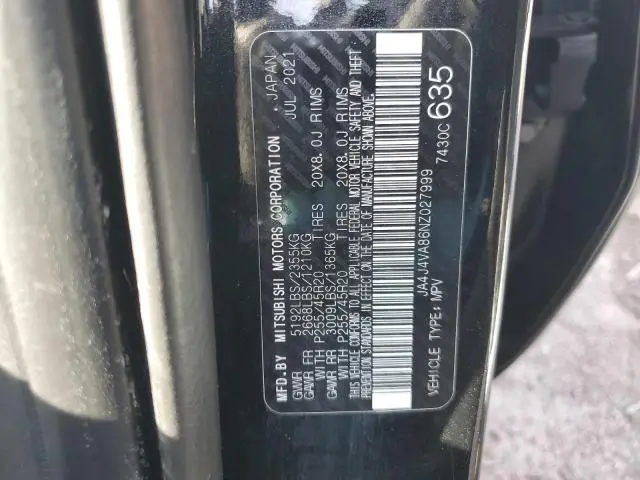 2022 MITSUBISHI OUTLANDER SEL  