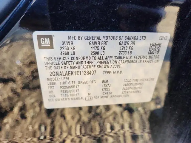 2014 CHEVROLET EQUINOX LS  