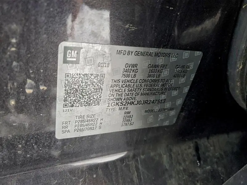 2018 GMC YUKON XL DENALI  