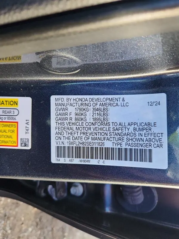 2025 HONDA CIVIC SPORT  