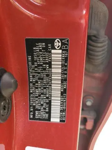 2019 TOYOTA COROLLA L