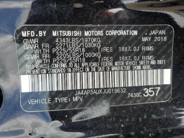 2018 MITSUBISHI OUTLANDER SPORT ES