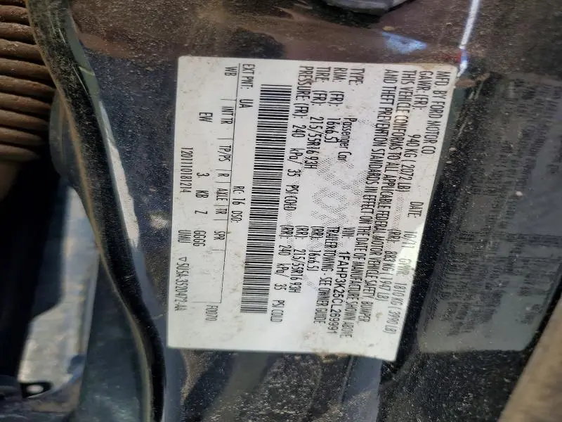 2012 FORD FOCUS SE  