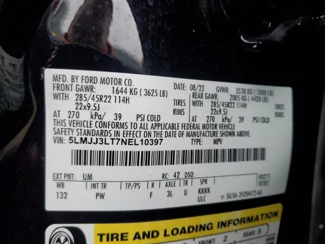 2022 LINCOLN NAVIGATOR L RESERVE  