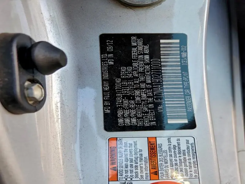 2013 TOYOTA SCION FR-S   