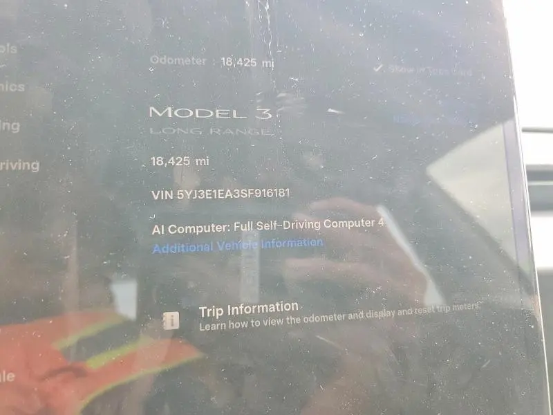 2025 TESLA MODEL 3   
