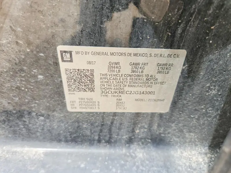2018 CHEVROLET SILVERADO K1500 LT  