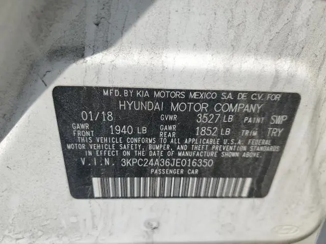 2018 HYUNDAI ACCENT SE  