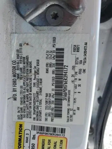 2014 FORD FUSION SE  
